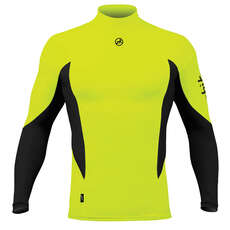 Zhik Manga Larga Top Del Spandex - Hi-Vis