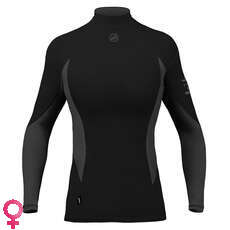 Zhik Larga Para Mujer De La Manga Spandex - Negro Zhik Larga Para Mujer De La Manga Spandex - Negro