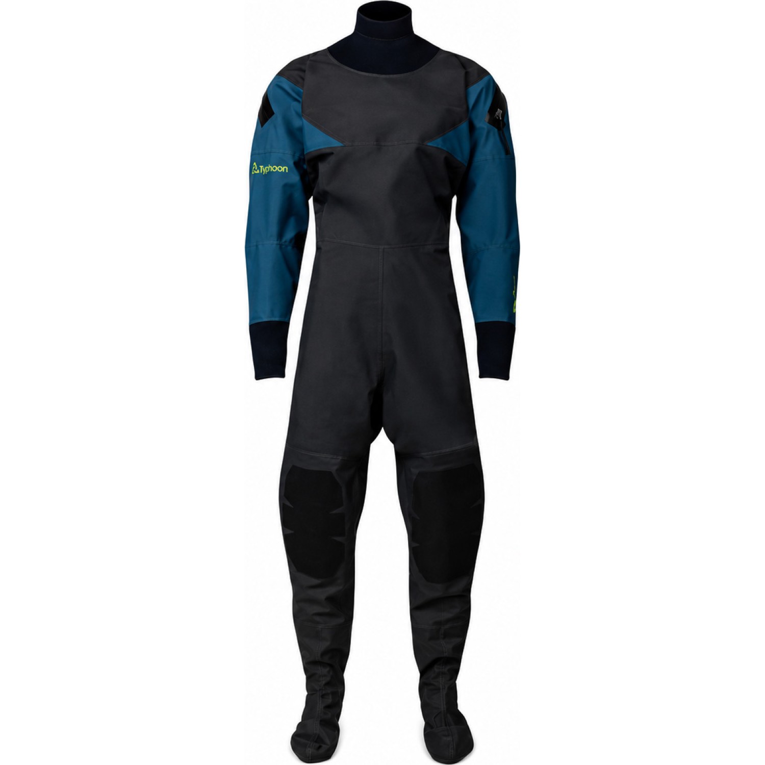 Traje Seco Y Traje Interior Typhoon Hypercurve 2.0 - Verde Azulado/Gris