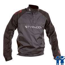 Typhoon Dardo Junior Spray Top - Negro / Gris