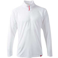 Gill Mens Uv Tec Con Cuello Redondo De Manga Larga Top - Arctic White