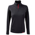 Gill Womens Uv Tec Camiseta Con Cuello En V Manga Larga - Carbón De Leña