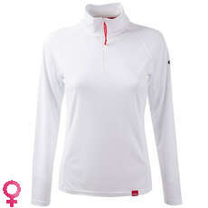 Camiseta De Manga Larga Con Cuello En Ville Gill Womens Uv Tec - Blanco Ártico Camiseta De Manga Larga Con Cuello En Ville Gill Womens Uv Tec - Blanco Ártico