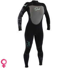 Gul Vortex Puntada Invisible Vapor 3 / 2Mm De Las Mujeres Traje - Blk / Blk