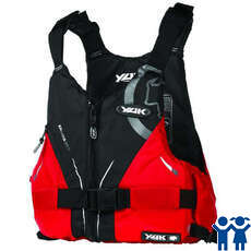 Yak Kallista Legacy (50N) Junior Kayak Flotabilidad Auxilios - Rojo / Negro Yak Kallista Legacy (50N) Junior Kayak Flotabilidad Auxilios - Rojo / Negro