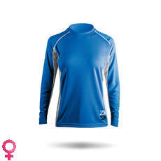 Zhik Para Mujer De Manga Larga Zhikdry Vela Top - Azul