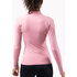 Zhik Mujer Eco Spandex Rash Guard Manga Larga - Rosa Dtp-0063