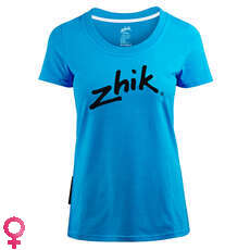 Zhik Hidr?foba Para Mujer Zhik Imprimir Tee - Cyan