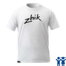 Zhik Juniors Classic Zhik Logo Poly-Cotton Tee - Blanco