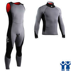 Zhik Superwarm Ni?os Skiff Traje & Top Combo - En Condiciones De Fr Zhik Superwarm Ni?os Skiff Traje & Top Combo - En Condiciones De Fr