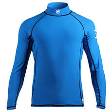 Zhik Para Hombre De Manga Larga Spandex Rash Chaleco / Guardia - Cyan Zhik Para Hombre De Manga Larga Spandex Rash Chaleco / Guardia - Cyan