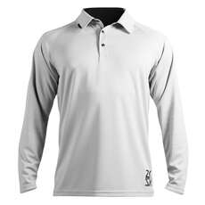 Zhik Para Hombre De Manga Larga Zhikdry Vela Polo - Blanco