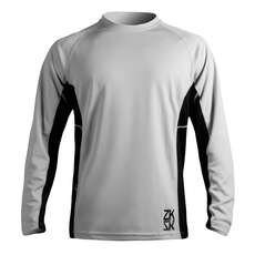 Zhik Para Hombre De Manga Larga Zhikdry Vela Top - Ash Zhik Para Hombre De Manga Larga Zhikdry Vela Top - Ash