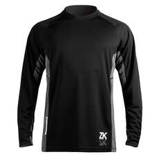 Zhik Para Hombre De Manga Larga Zhikdry Vela Top - Negro