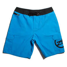 Zhik Para Hombre De Microfibra Junta Boardies Pantalones Cortos - Cyan