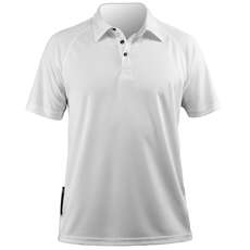 Manga Zhik Mens Short Zhikdry Vela Polo - Blanco