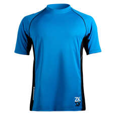 Zhik Para Hombre De Manga Corta Zhikdry Vela Top - Azul