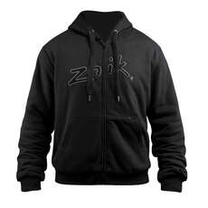 Hombres Zhik Zip Fleece Con Capucha - Negro