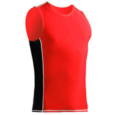 Zhik Spandex Rash Chaleco / Guardia - Rojo / Negro Zhik Spandex Rash Chaleco / Guardia - Rojo / Negro