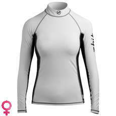 Zhik Para Mujer De Manga Larga Spandex Rash Chaleco / Guardia - Ash