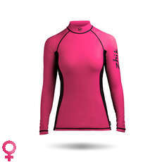 Zhik Para Mujer De Manga Larga Spandex Rash Chaleco / Guardia - Rosa Zhik Para Mujer De Manga Larga Spandex Rash Chaleco / Guardia - Rosa