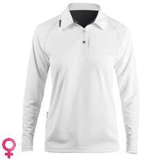 Zhik Para Mujer De Manga Larga Zhikdry Vela Polo - Blanco