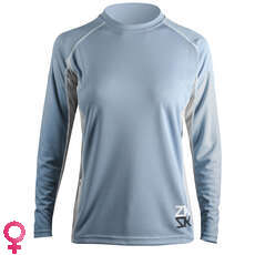 Zhik Para Mujer De Manga Larga Zhikdry Vela Top - Blue Sky