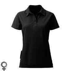 Zhik Para Mujer Algodón Polivinílico Vela Polo - Negro