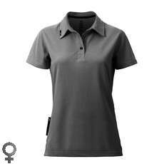 Zhik Para Mujer Algodón Polivinílico Vela Polo - Gris