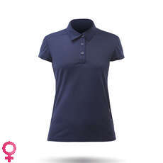 Zhik Para Mujer De Manga Corta Zhikdry Lt Sailing Polo - Azul Marino