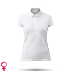 Zhik Para Mujer De Manga Corta Zhikdry Lt Sailing Polo - Blanco