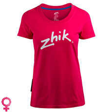 Zhik Para Mujer Zhik Imprimir Tee - Rosa