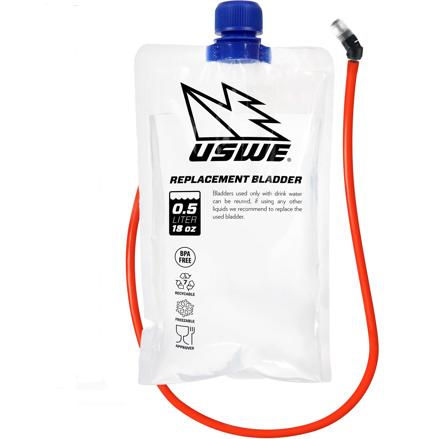 Uswe 0.5L Para Vejiga Desechable Con Válvula De Mordida Y Kit De Manguera