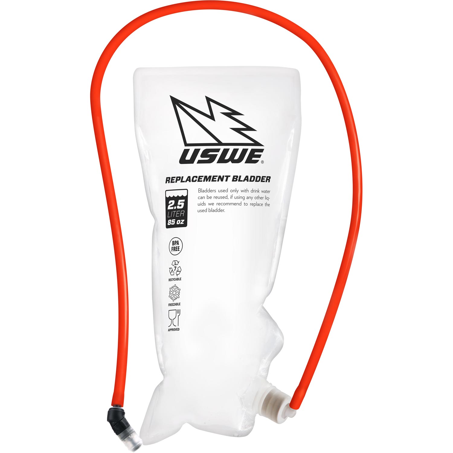 Uswe 2.5L Para Vejiga Desechable Con Válvula De Mordida Y Kit De Manguera