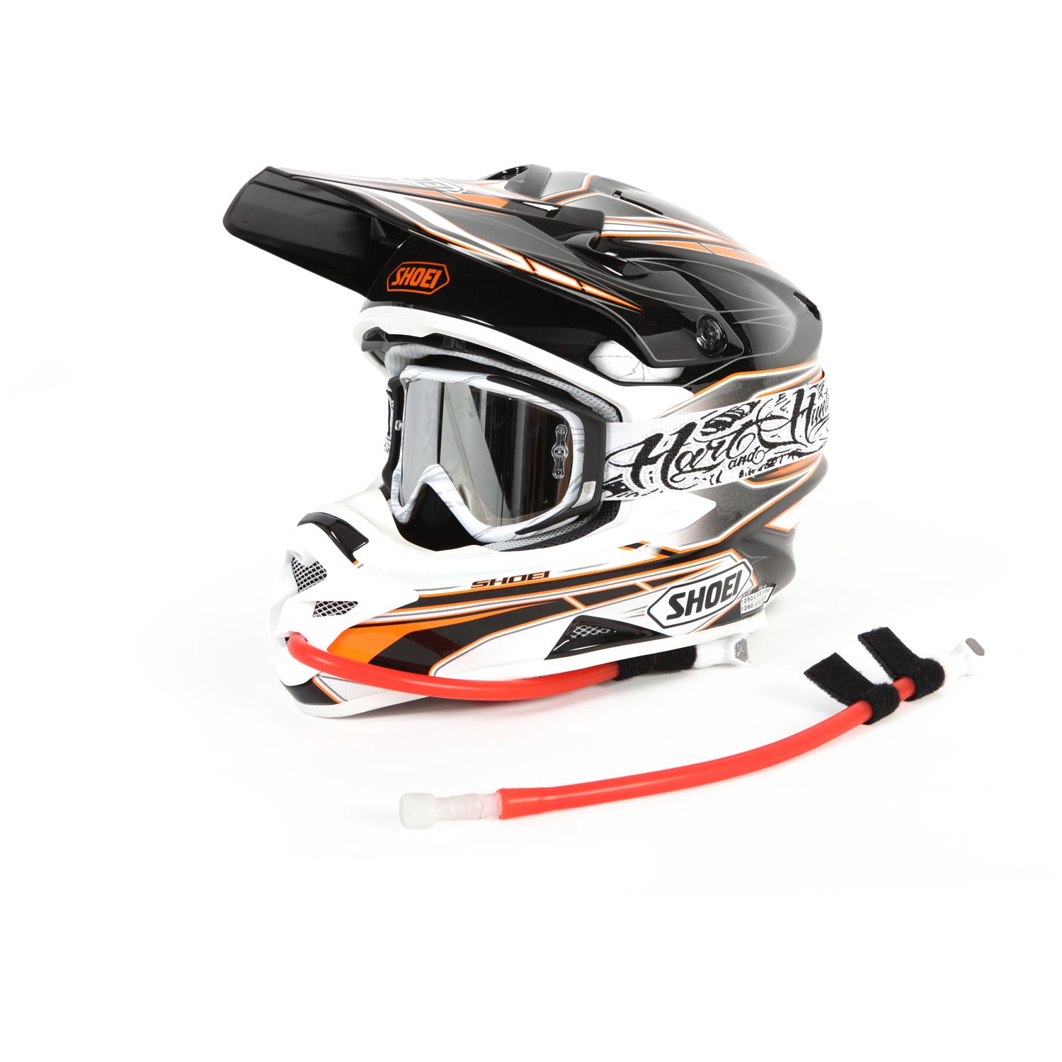 Uswe Kit De Manos Libres De Casco (Para Cascos De Plena Cara) - Rojo