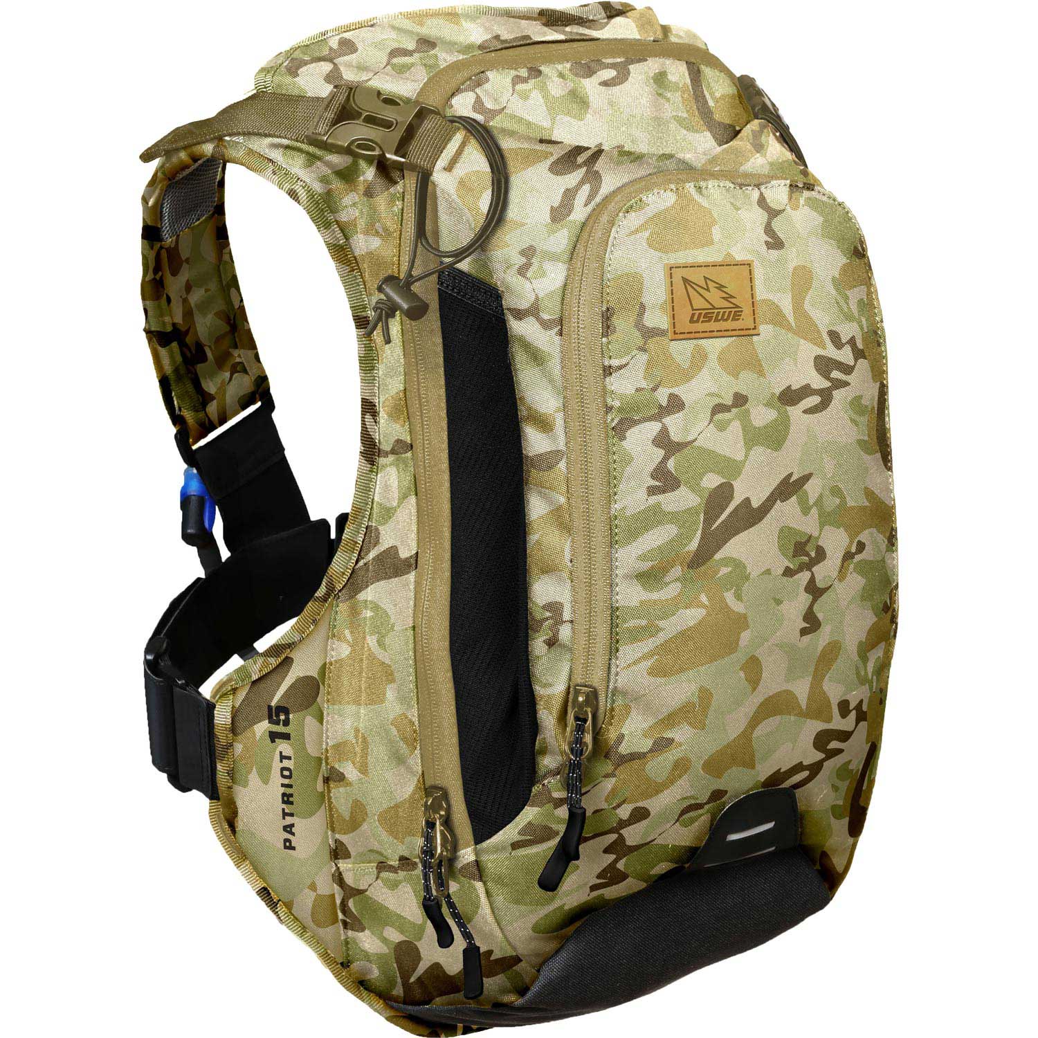 Uswe Patriot 15 Pack Cb + Protector De La Espalda - Camo