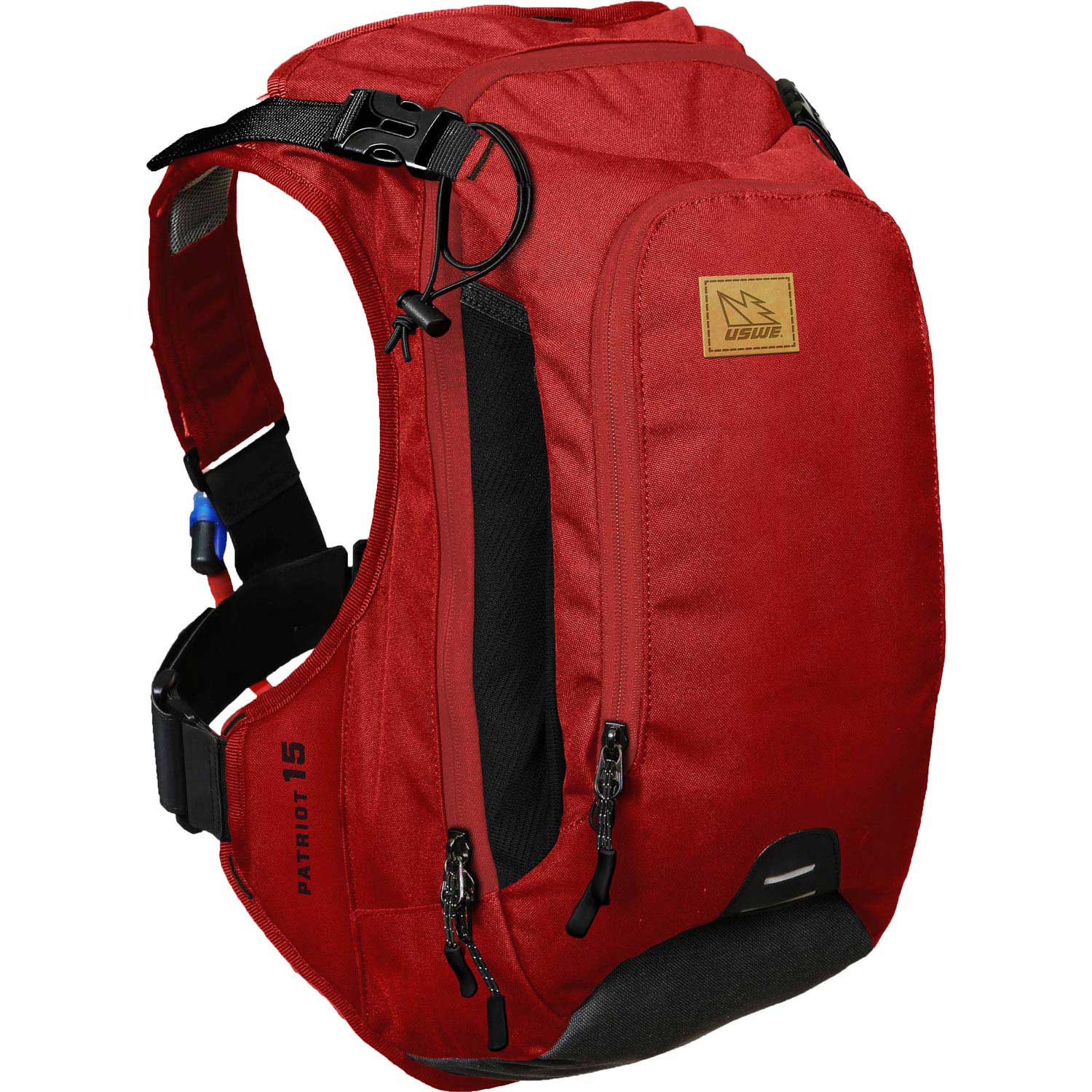 Uswe Patriot 15 Pack Cb + Protector Para La Espalda - Chilli Red