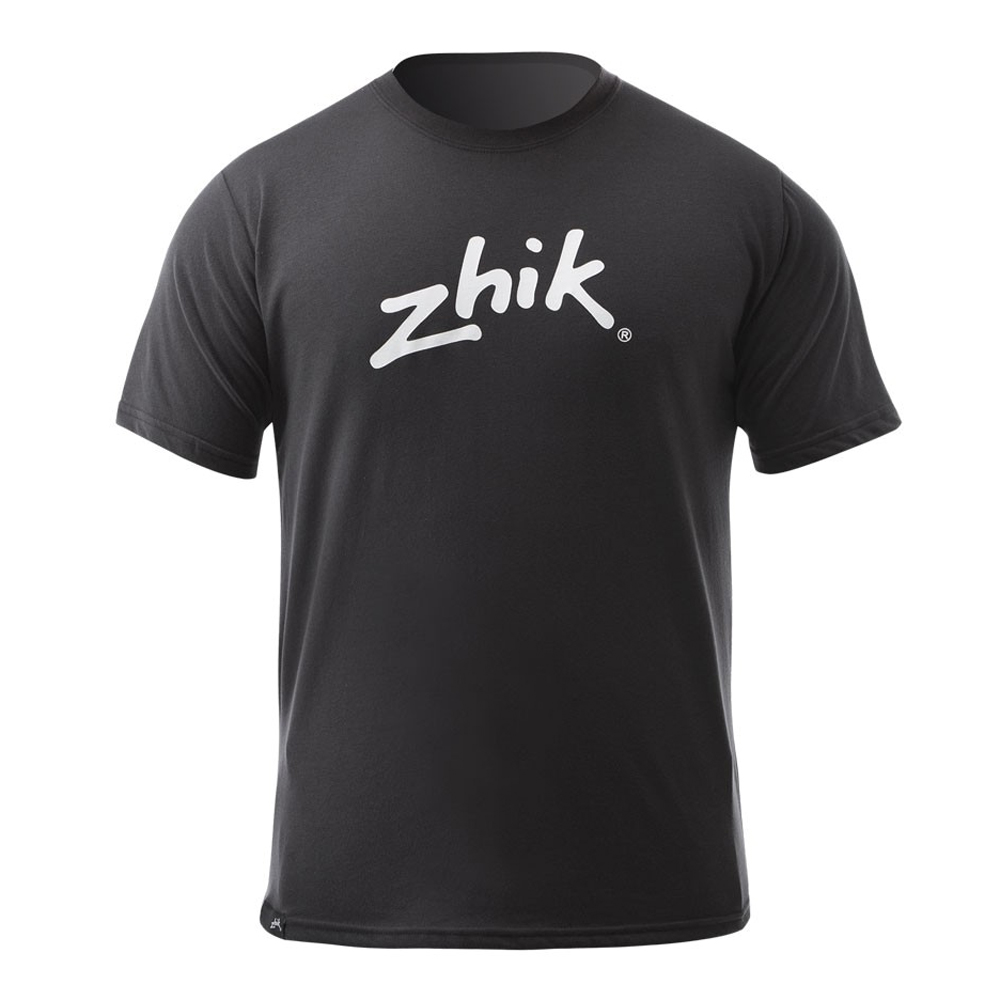 Zhik Juniors Classic Zhik Logo Poly-Cotton Tee - Carbón Vegetal