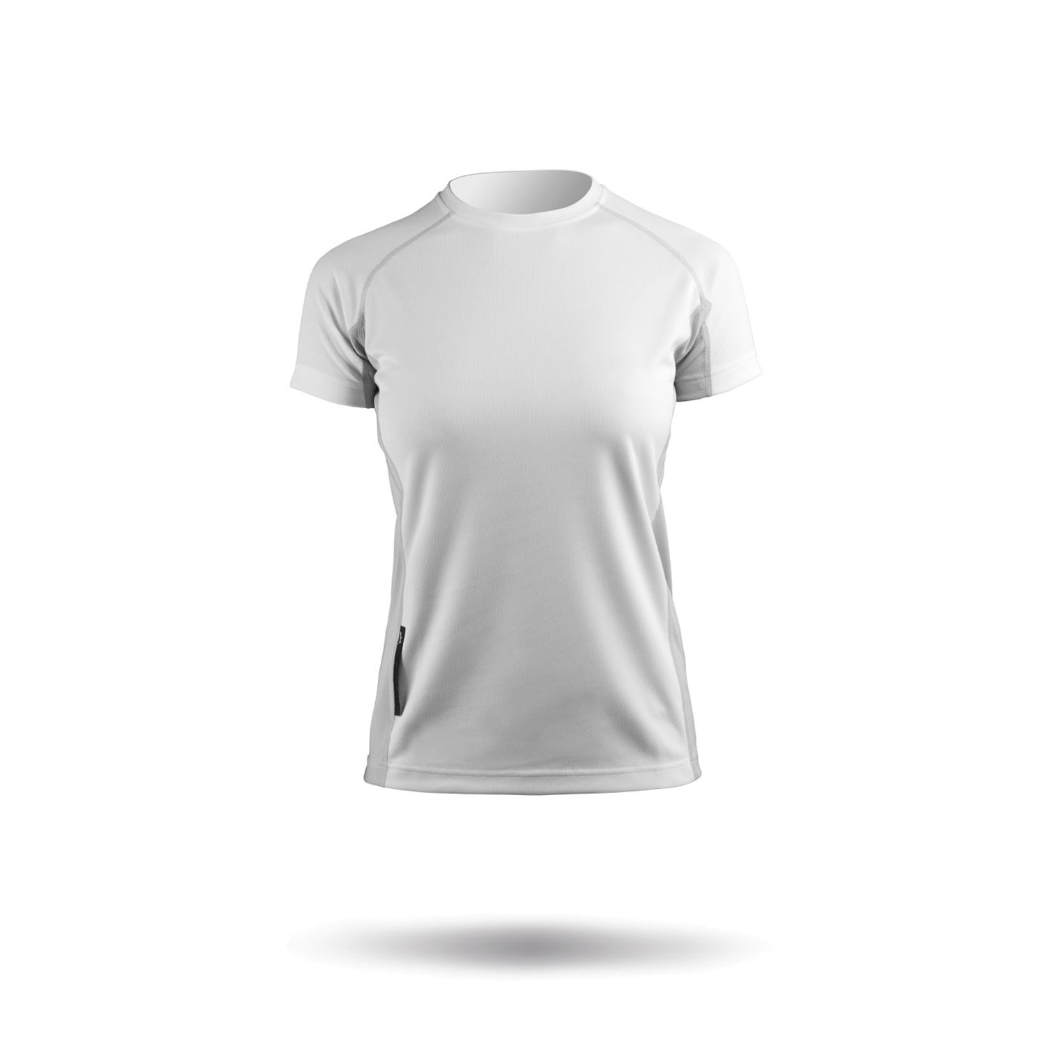 Zhik De Manga Corta Para Mujer Zhikdry Top Race - Blanco