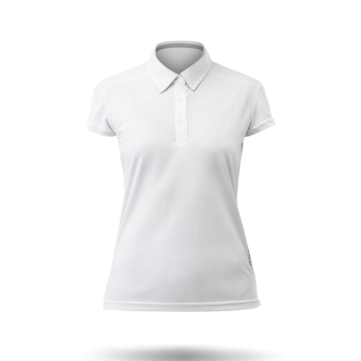 Zhik Para Mujer De Manga Corta Zhikdry Lt Sailing Polo - Blanco